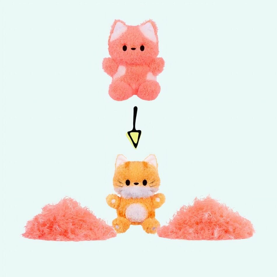Knuffel Vos Fluffie Stuffiez Oranje Met Verborgen Klei Verrassing De Knuffel