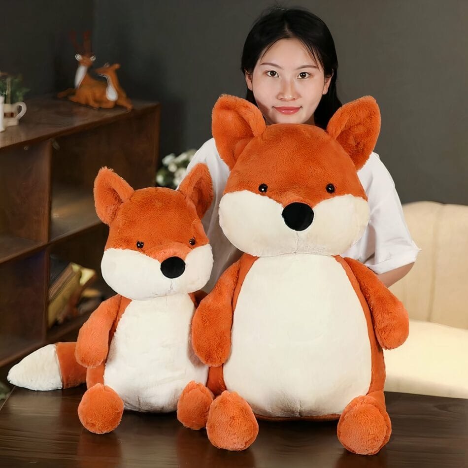 Knuffel Vos Superzacht Pluizige Kinderknuffel met Speels Karakter De Knuffel