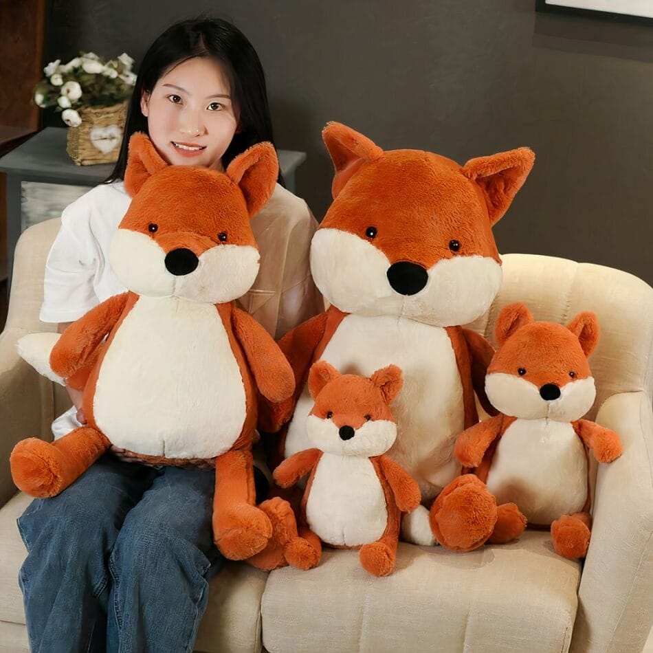 Knuffel Vos Superzacht Pluizige Kinderknuffel met Speels Karakter De Knuffel