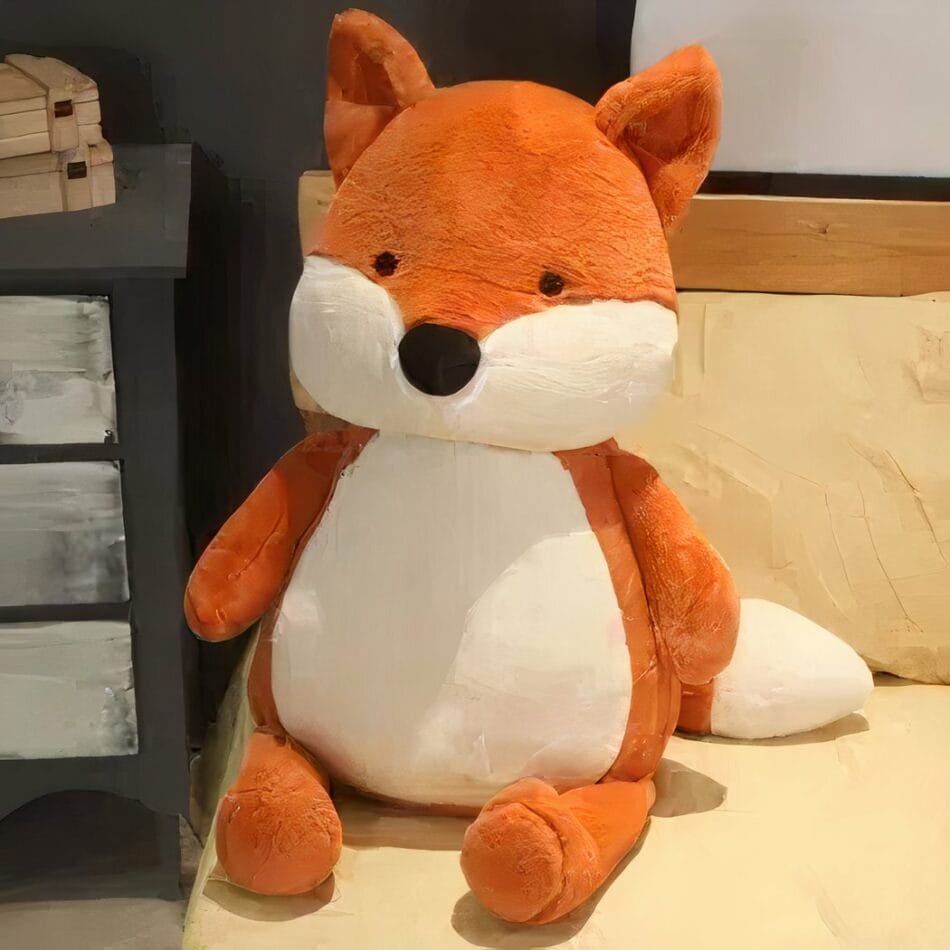 Knuffel Vos Superzacht Pluizige Kinderknuffel met Speels Karakter De Knuffel