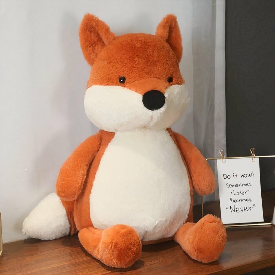 Knuffel Vos Superzacht Pluizige Kinderknuffel met Speels Karakter De Knuffel