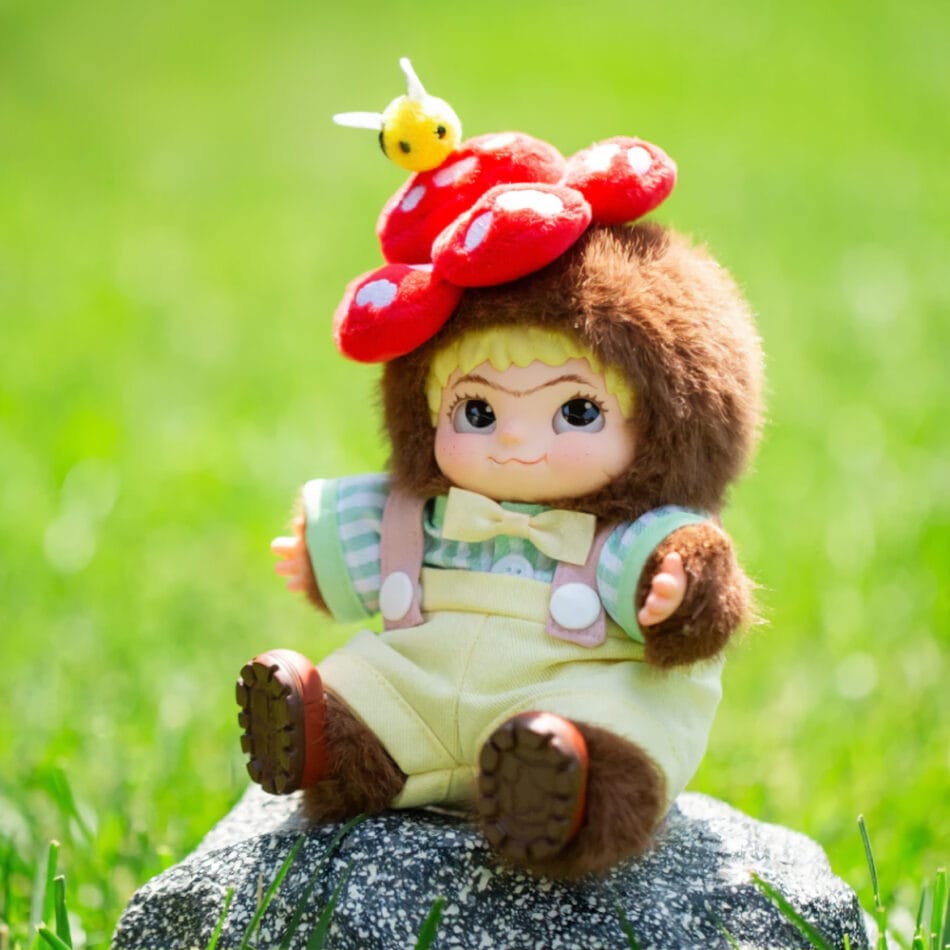 Knuffel Wakuku Flower Gentleman Met Bloemenkroon Doudou De Knuffel