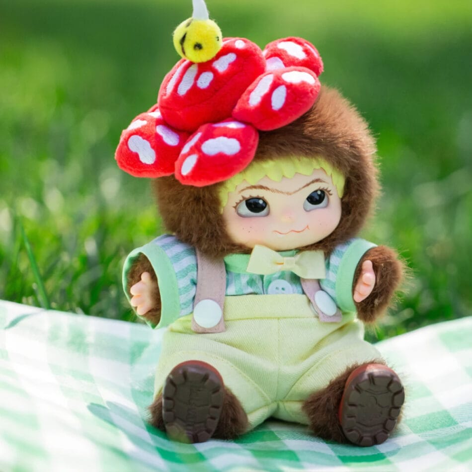 Knuffel Wakuku Flower Gentleman Met Bloemenkroon Doudou De Knuffel