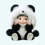 Knuffel Wakuku Pandada Zwarte Witte Panda Zacht Moelleux De Knuffel