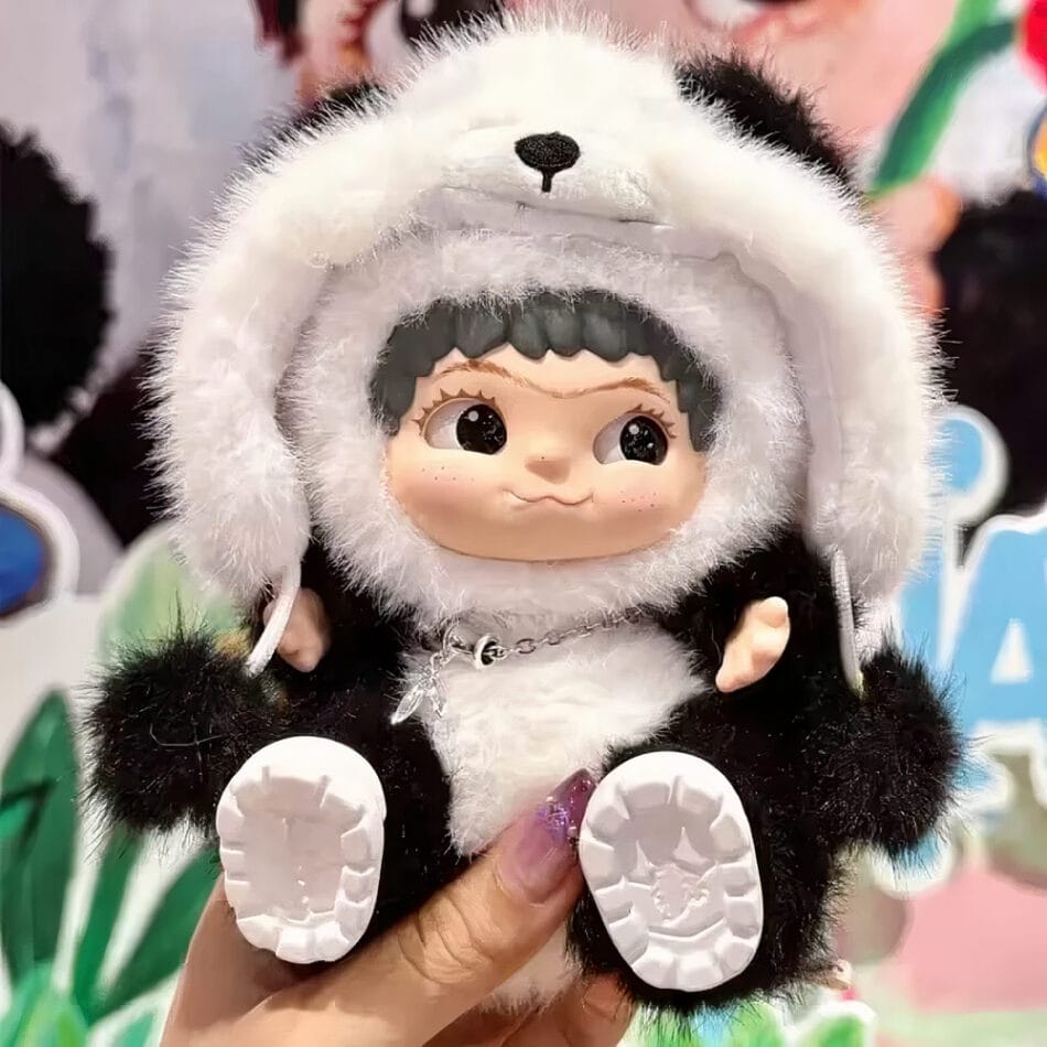 Knuffel Wakuku Pandada Zwarte Witte Panda Zacht Moelleux De Knuffel
