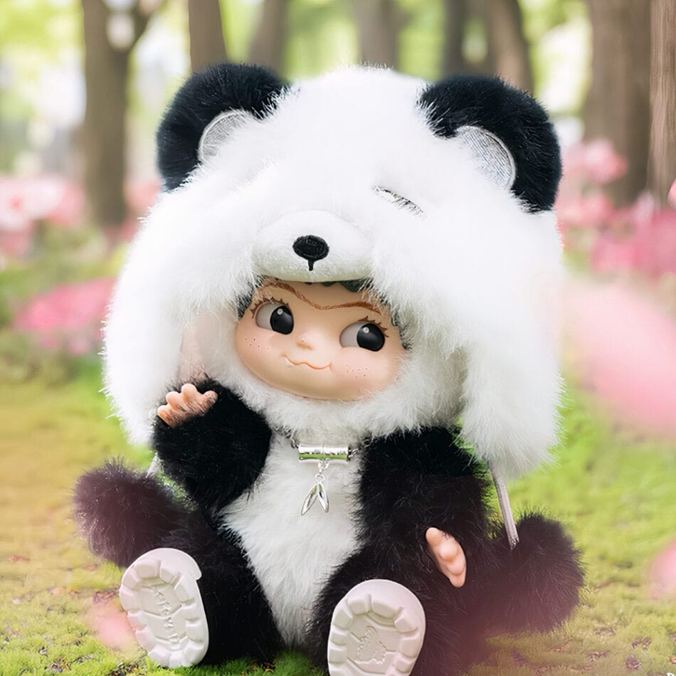 Knuffel Wakuku Pandada Zwarte Witte Panda Zacht Moelleux De Knuffel