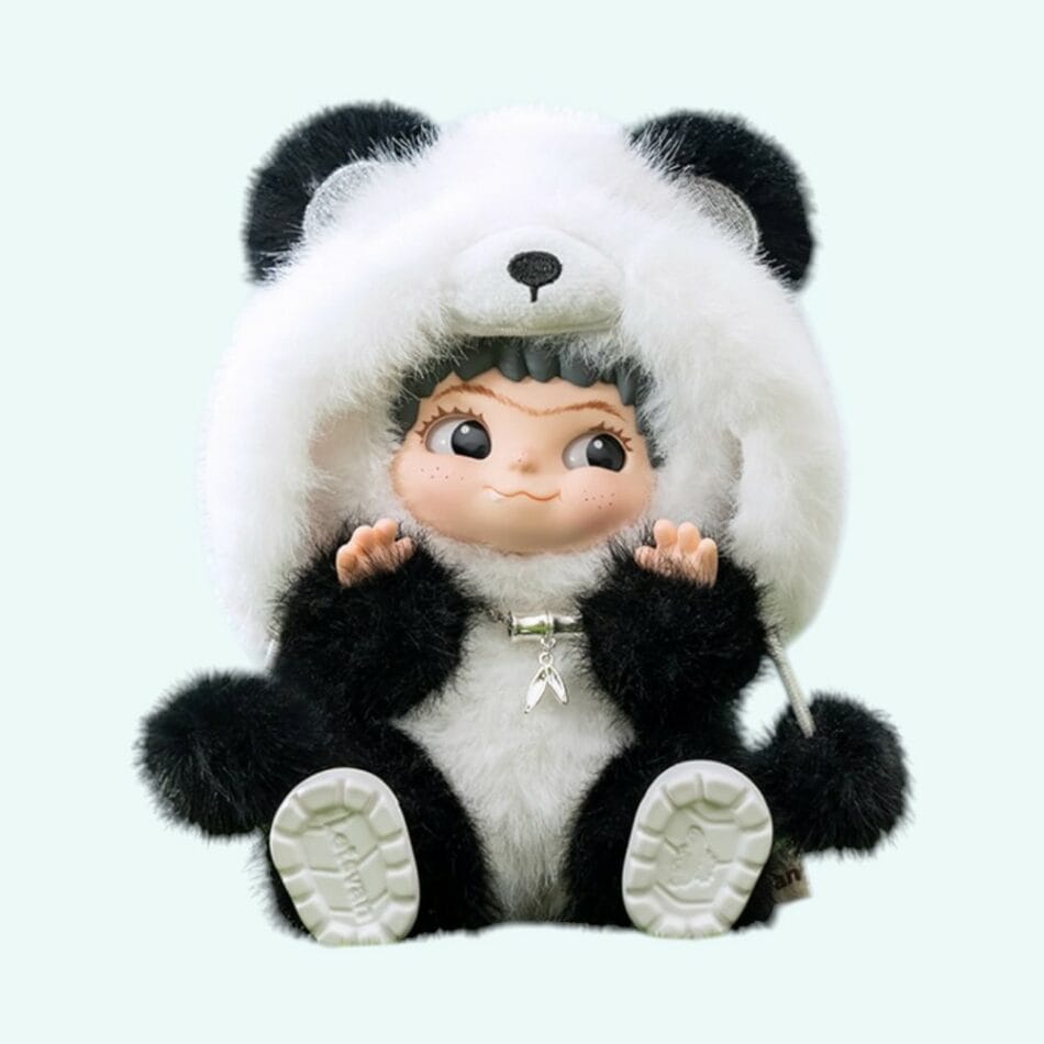 Knuffel Wakuku Pandada Zwarte Witte Panda Zacht Moelleux De Knuffel