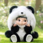 Knuffel Wakuku Pandada Zwarte Witte Panda Zacht Moelleux De Knuffel