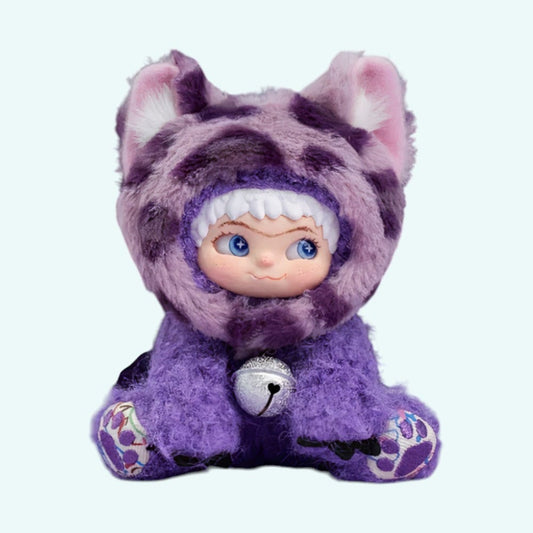 Knuffel Wakuku Purple Kool Panther Zachte Kawaii Knuffel Met Panterkap De Knuffel