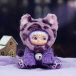 Knuffel Wakuku Purple Kool Panther Zachte Kawaii Knuffel Met Panterkap De Knuffel