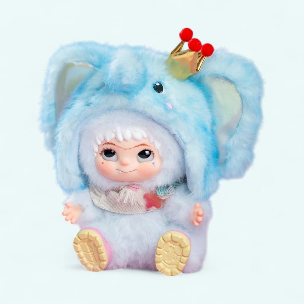 Knuffel Wakuku Ton Ton Blauwe Starlight Koninklijke Doudou Met Kroon De Knuffel
