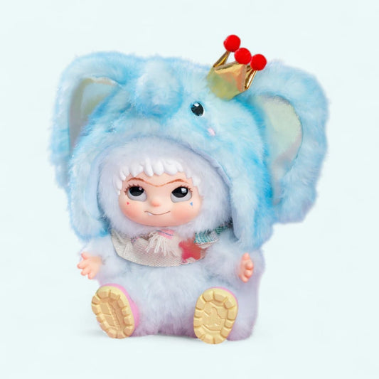 Knuffel Wakuku Ton Ton Blauwe Starlight Koninklijke Doudou Met Kroon De Knuffel