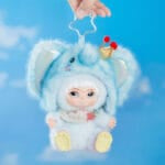 Knuffel Wakuku Ton Ton Blauwe Starlight Koninklijke Doudou Met Kroon De Knuffel