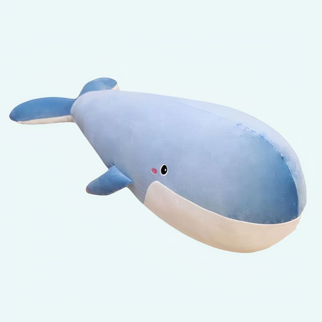 Knuffel Walvis Blauwe Reuzen 100 cm Met Zacht Kussen De Knuffel 50-cm