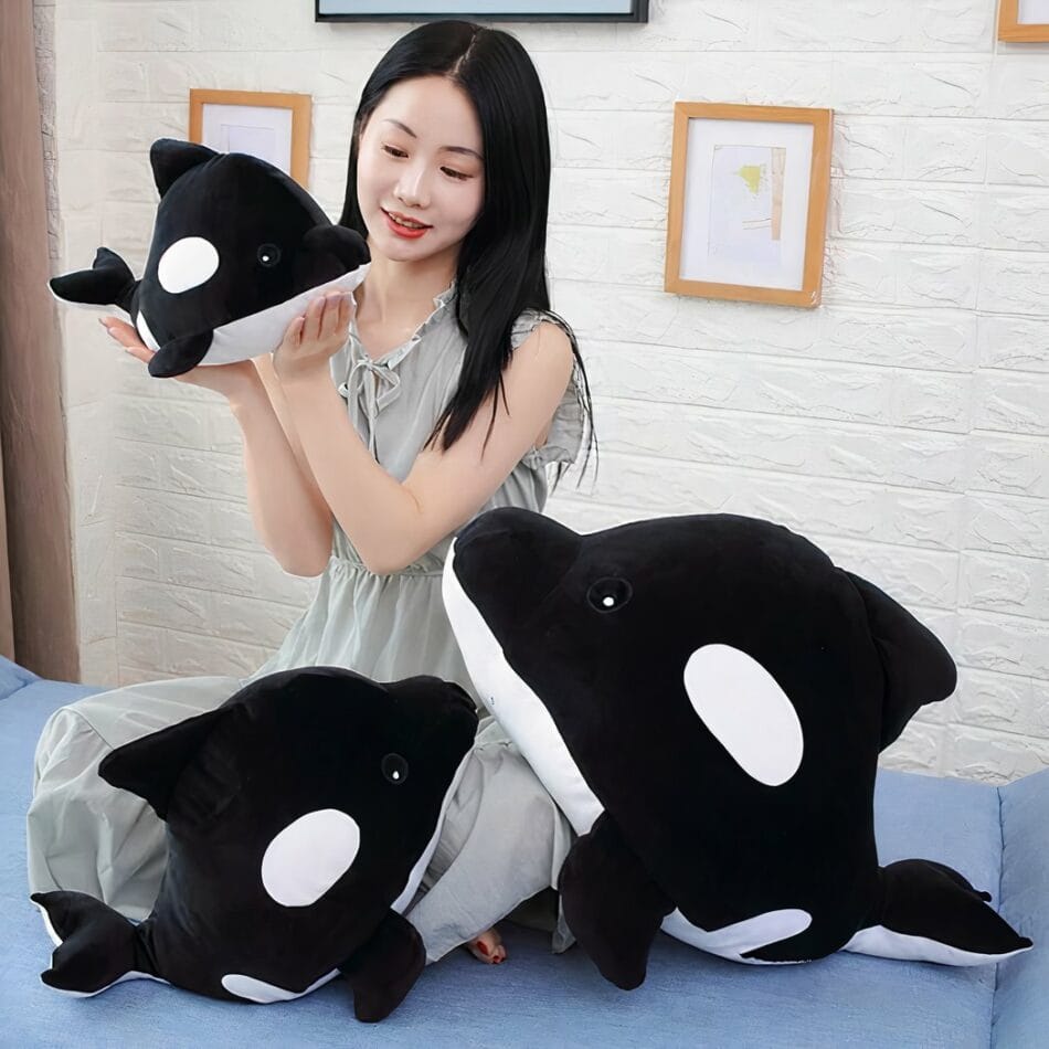 Knuffel Walvis Eenhoorn Hemelsblauw Met Roze Hoorn De Knuffel