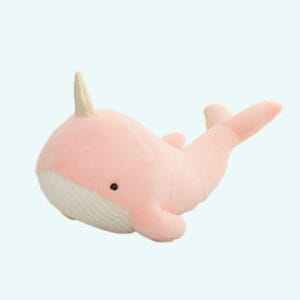Knuffel Walvis Eenhoorn Paars Met Sterretjes De Knuffel