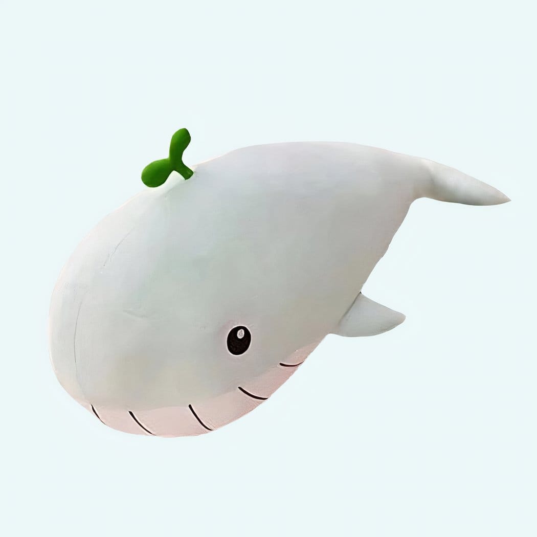 Knuffel Walvis Groen Pastel Ultrazacht Pluche Voor Slapen De Knuffel 65cm