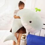 Knuffel Walvis Groen Pastel Ultrazacht Pluche Voor Slapen De Knuffel