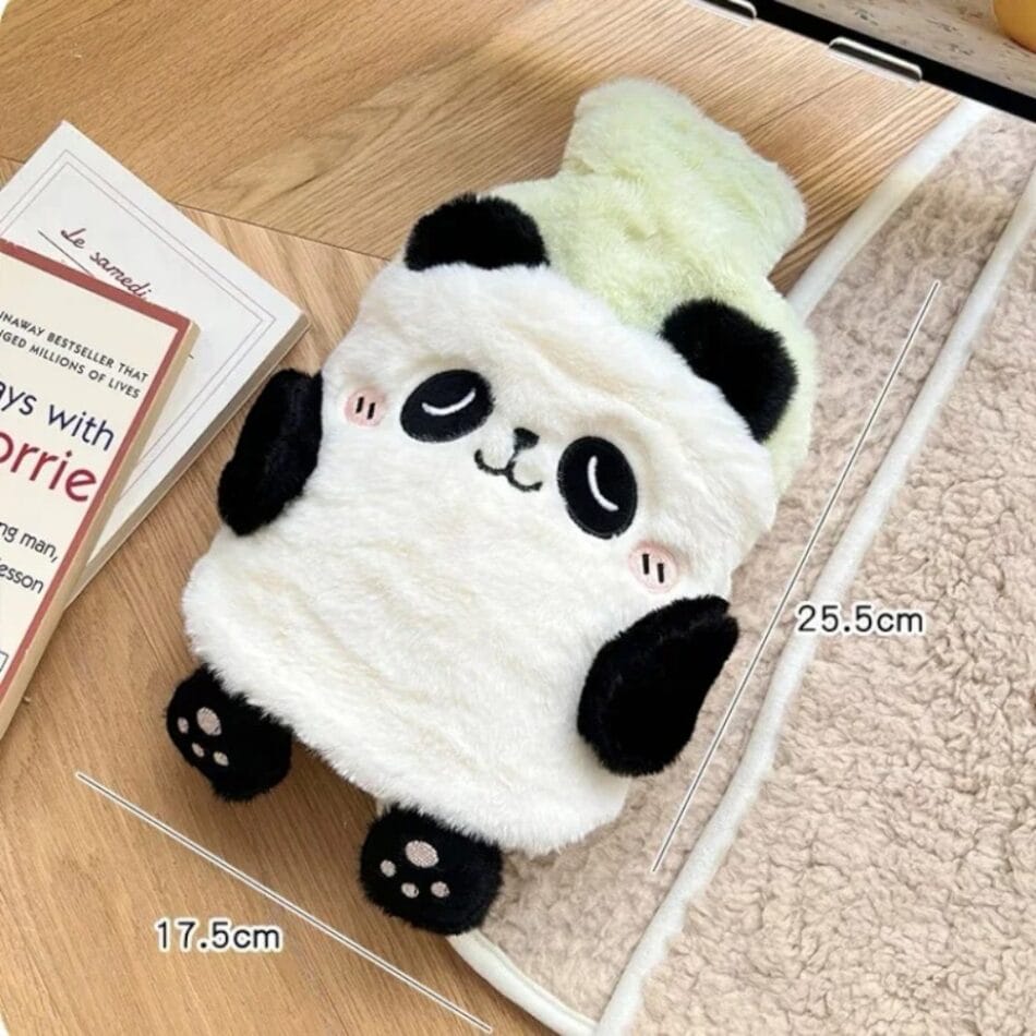 Knuffel Warmwaterkruik Met Afneembare Hoes Panda Ontwerp De Knuffel