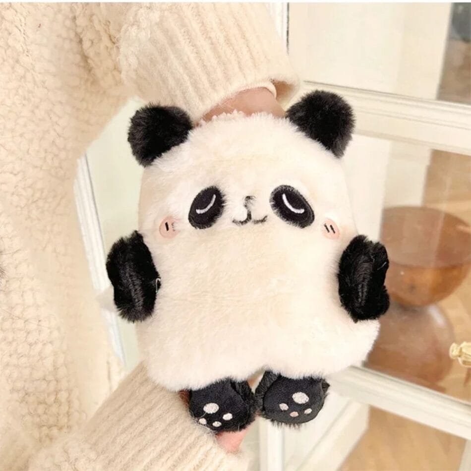 Knuffel Warmwaterkruik Met Afneembare Hoes Panda Ontwerp De Knuffel