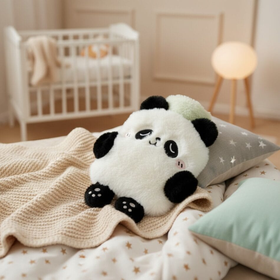 Knuffel Warmwaterkruik Met Afneembare Hoes Panda Ontwerp De Knuffel