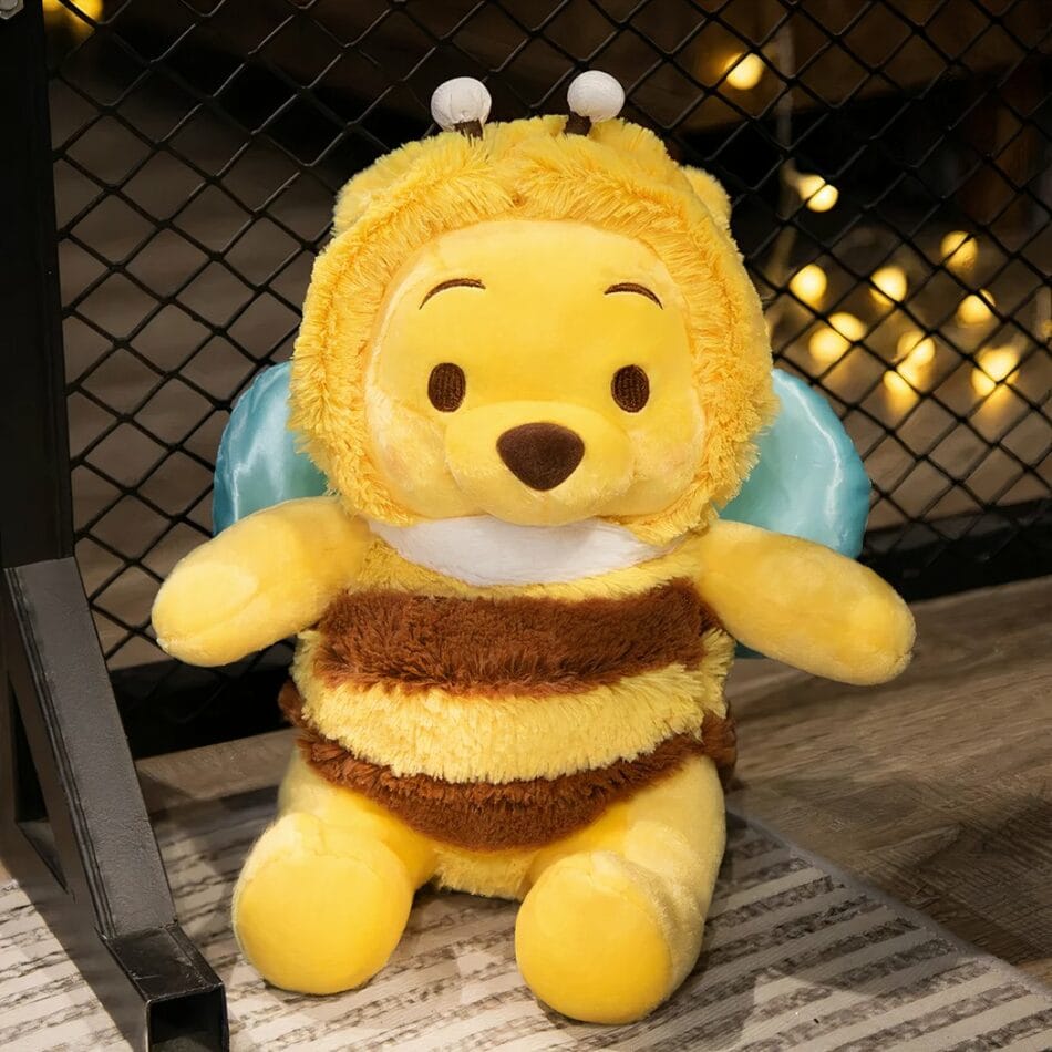 Knuffel Winnie de Pooh Met Bijenoutfit 50 cm De Knuffel