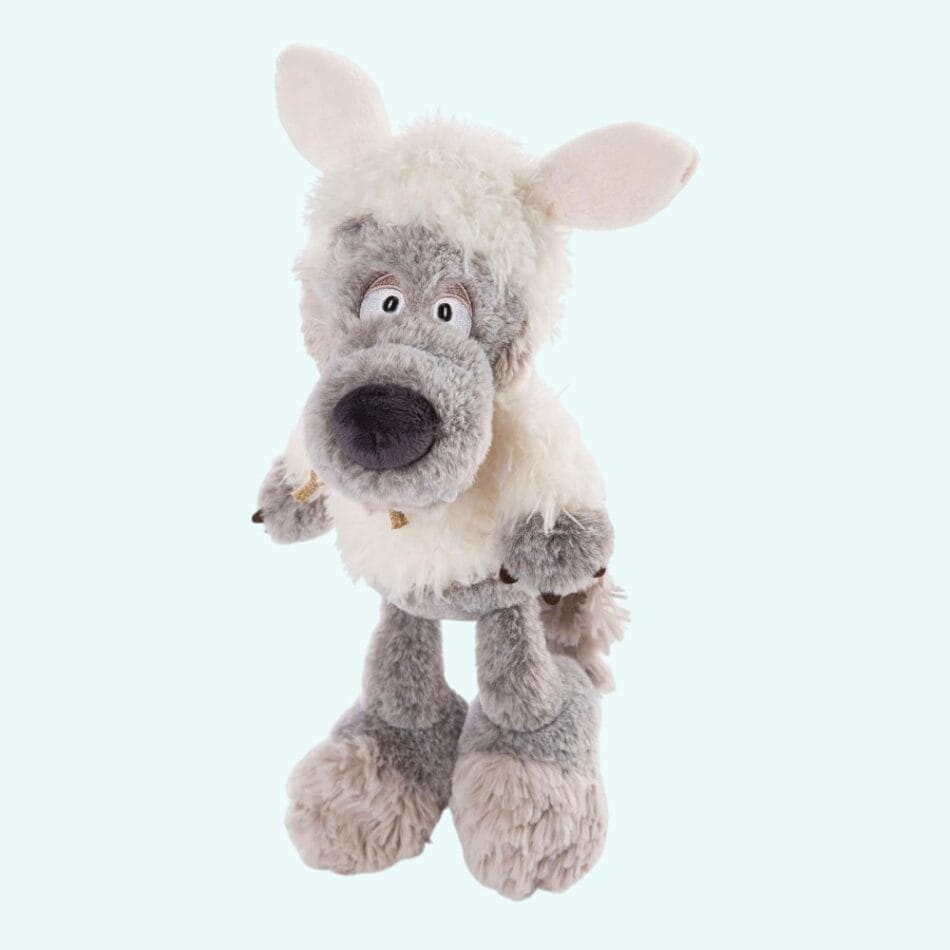 Knuffel Wolf Verkleed Als Schaap Wit Met Zachte Vacht De Knuffel