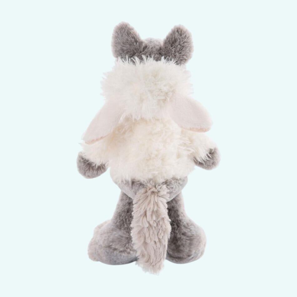 Knuffel Wolf Verkleed Als Schaap Wit Met Zachte Vacht De Knuffel