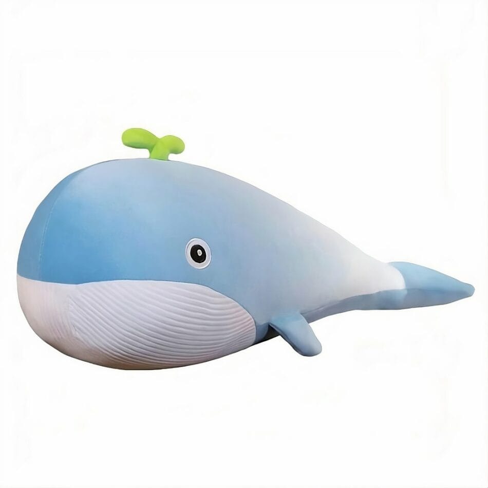 Knuffel XXL Baleine Pastel Zachte Knuffel en Kussen De Knuffel