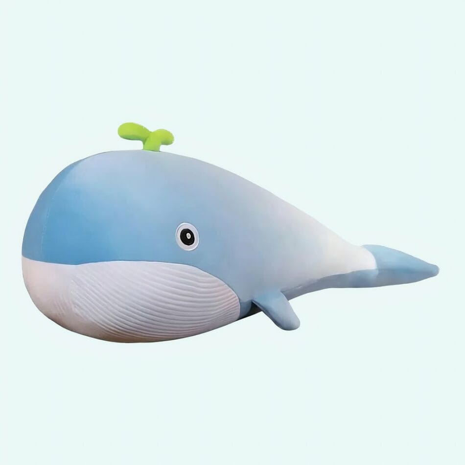 Knuffel XXL Baleine Pastel Zachte Knuffel en Kussen De Knuffel