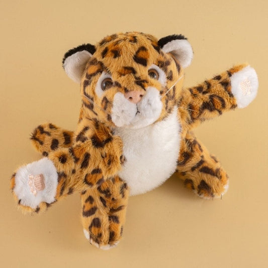 Knuffelarmband Om De Pols Die Rond Draait Voor Stressverlichting De Knuffel luipaard
