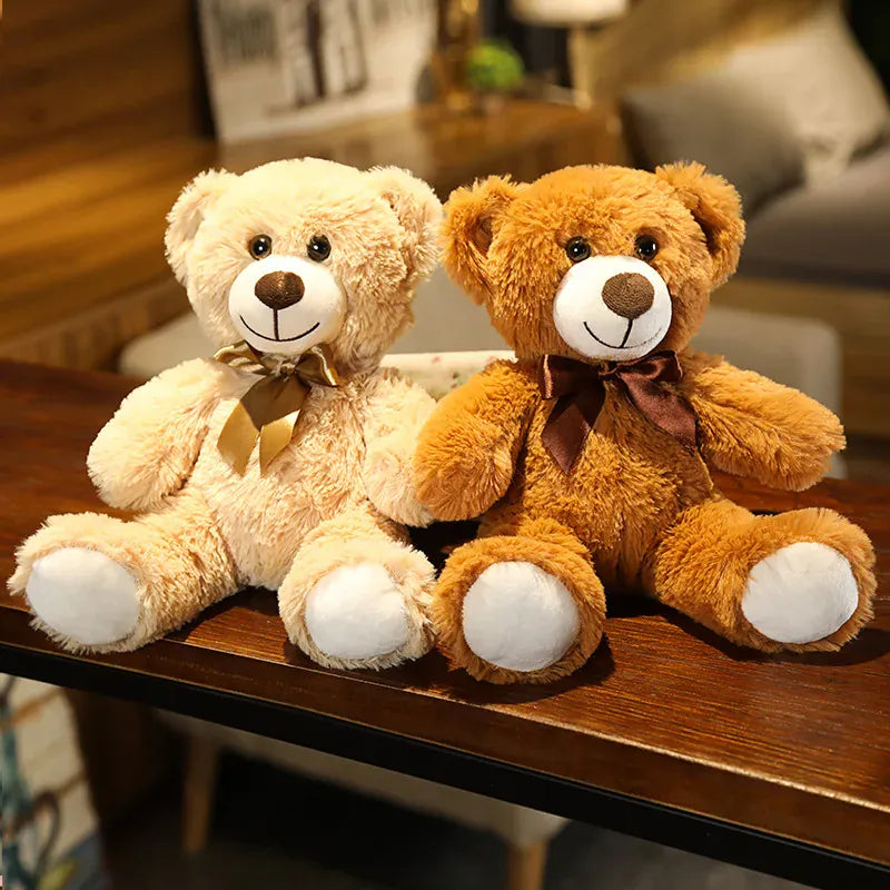 Knuffelbeer met Hartje 35 cm | Zachte Teddybeer in 7 Kleuren De Knuffel