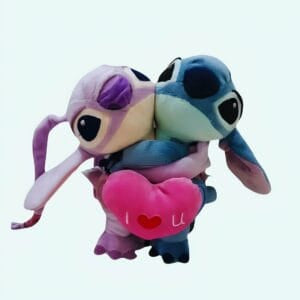 Knuffelbeer Roses Violettes Coffret Collector Roze en Paars De Knuffel