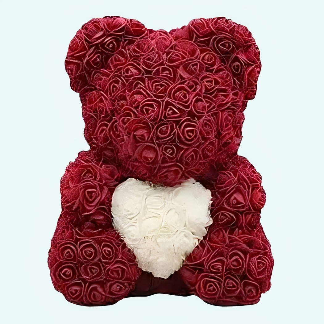 Knuffelbeer Roze Met Violette Accenten 40 cm Verzamelset Verzamelbox De Knuffel