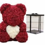 Knuffelbeer Roze Met Violette Accenten 40 cm Verzamelset Verzamelbox De Knuffel