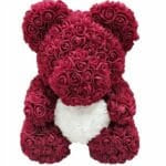 Knuffelbeer Valentijn Met Rozen En Zijdeachtige Vacht De Knuffel