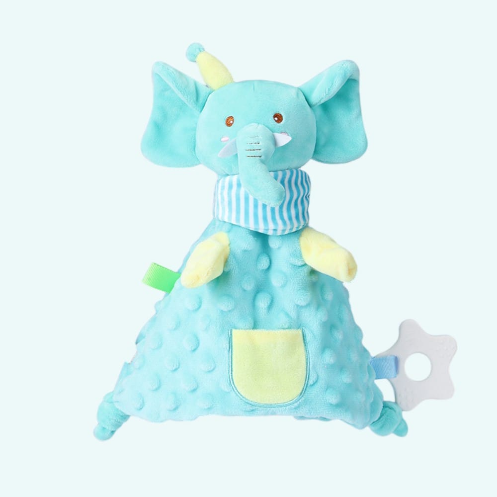 Knuffeldoekje Olifant Zachte Troost Voor Baby's De Knuffel groen
