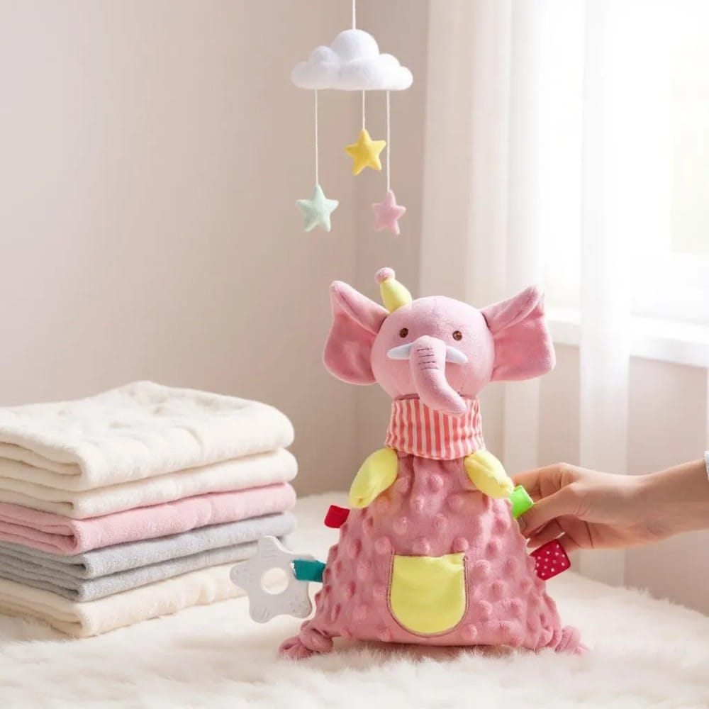 Knuffeldoekje Olifant Zachte Troost Voor Baby's De Knuffel