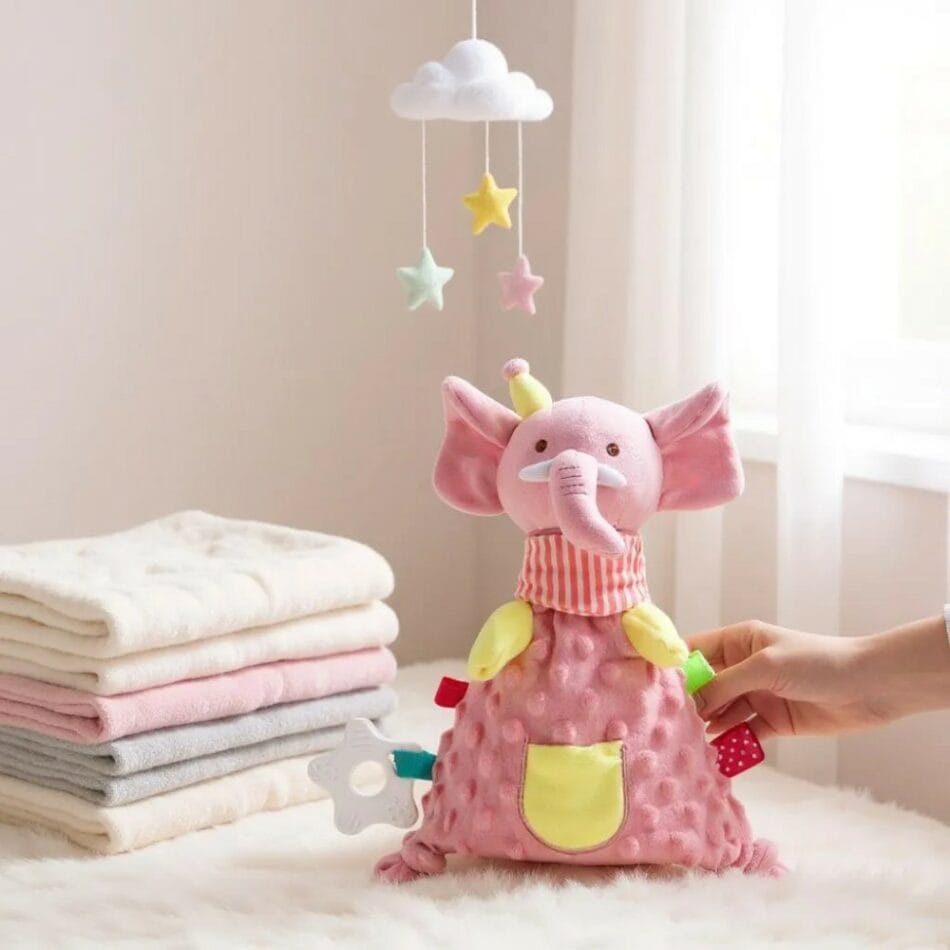 Knuffeldoekje Olifant Zachte Troost Voor Baby's De Knuffel