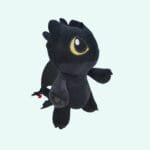 Knuffeldraak Zwart of Wit Zachte Pluche Draakknuffel voor Kinderen De Knuffel