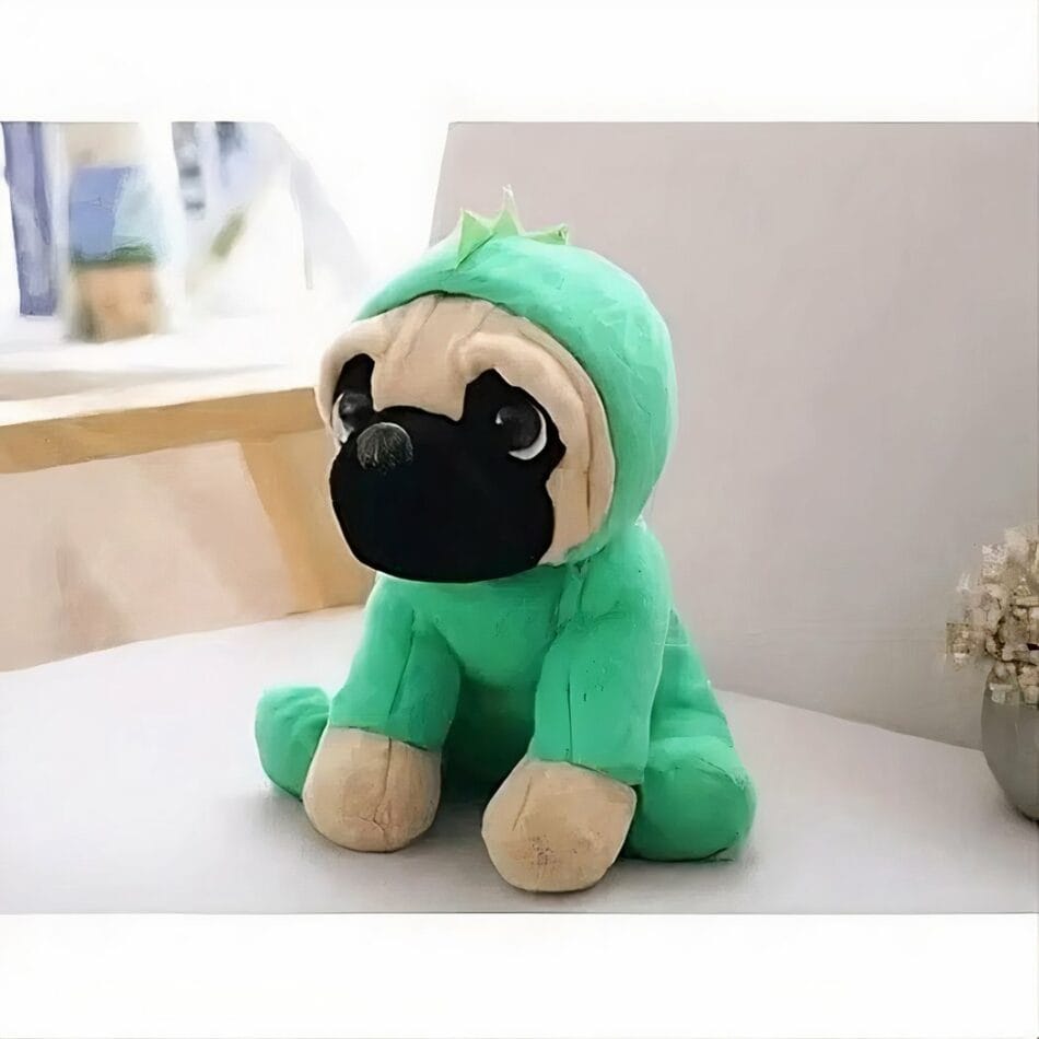 Knuffelhond Verkleed Als Dinosaurus Zachte Pluche Knuffel De Knuffel