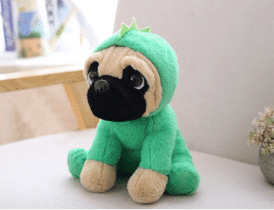 Knuffelhond Verkleed Als Dinosaurus Zachte Pluche Knuffel De Knuffel