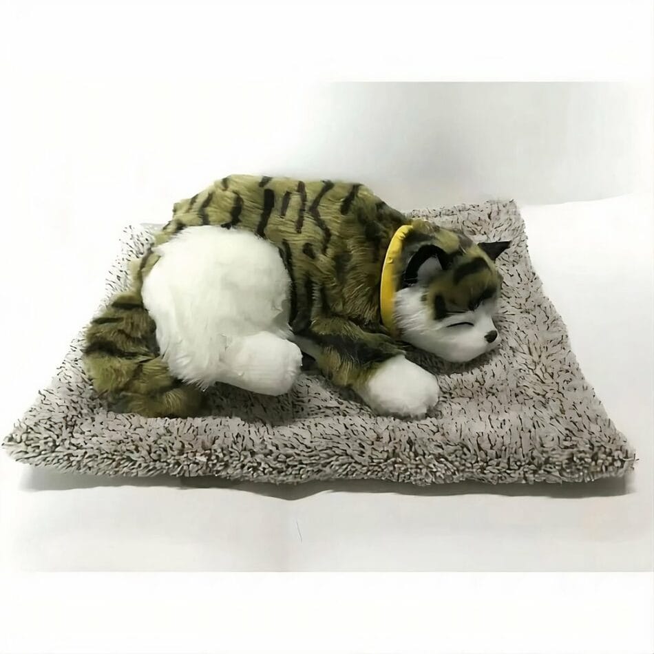 Knuffelkat Tigré Groen Endormi 30 cm Zachte Metgezel De Knuffel