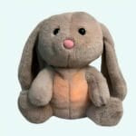Knuffelkonijn Met Ademende Buik En Slaapliedje Met Lichtgevend Patroon De Knuffel