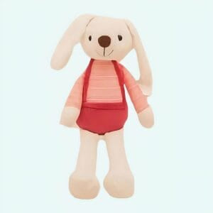 Knuffelkonijn Met Blauwe Outfit Van Zachte Pluche De Knuffel