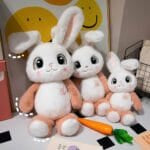 Knuffelkonijn Ultrazacht Kawaiii Met Grote Glanzende Ogen De Knuffel