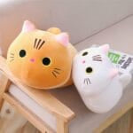 Knuffelkussen Kat met Gigantische Groene Ogen Zachte Decoratie De Knuffel