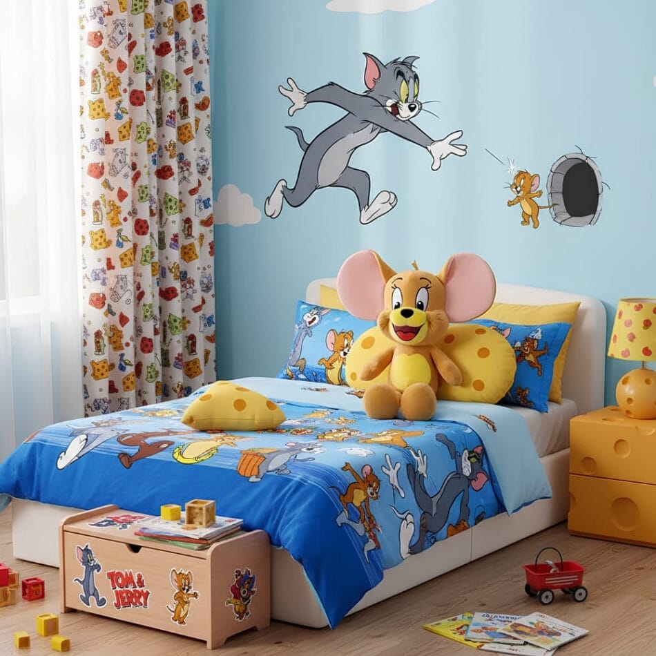 Knuffelmuis Jerry Zachte Knuffel met Vriendelijke Glimlach De Knuffel