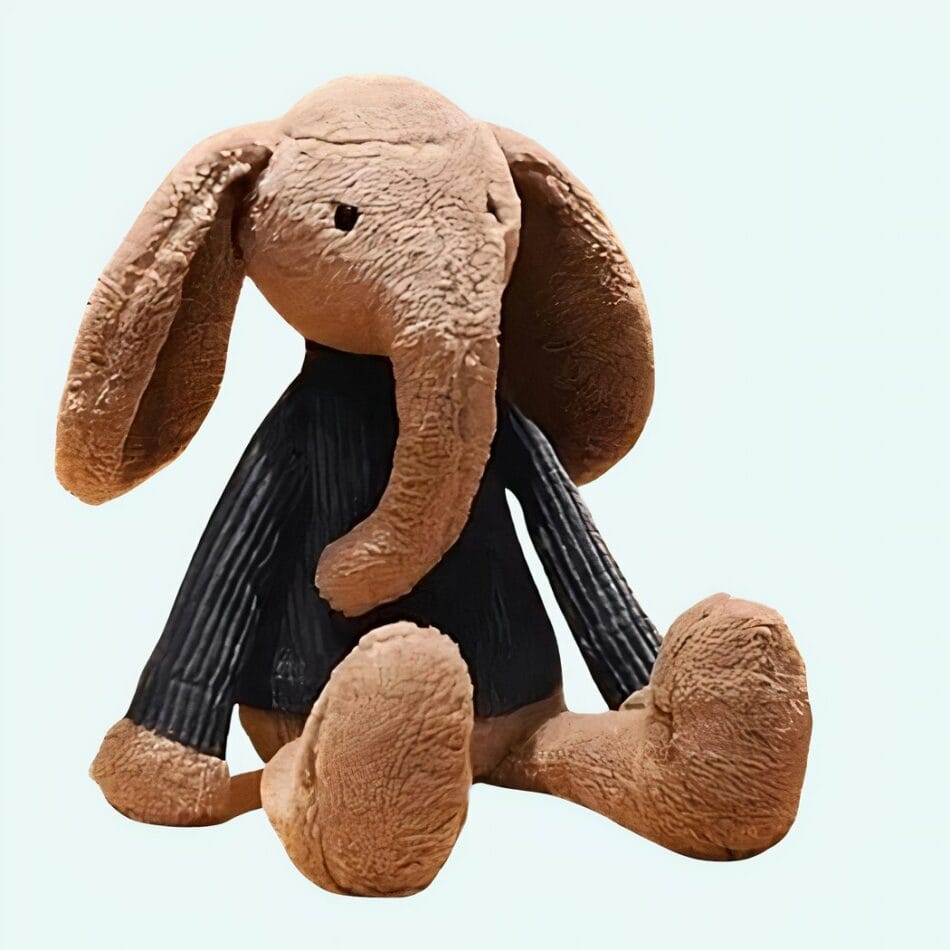 Knuffelolifant Met Safari Outfit Zachte Speelknuffel De Knuffel