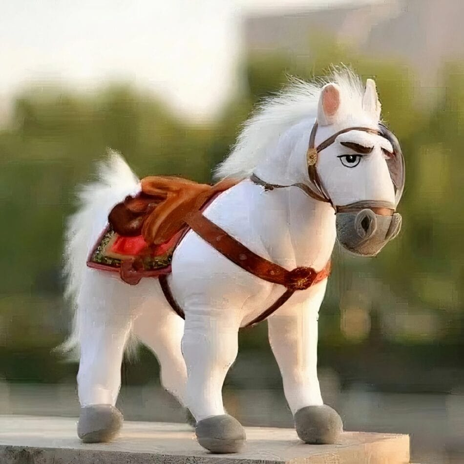 Knuffelpaard Maximus Uit Rapunzel Met Prinses Speelthema De Knuffel